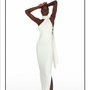 Khanums Kara Maxi Scarf Dress - Ivory